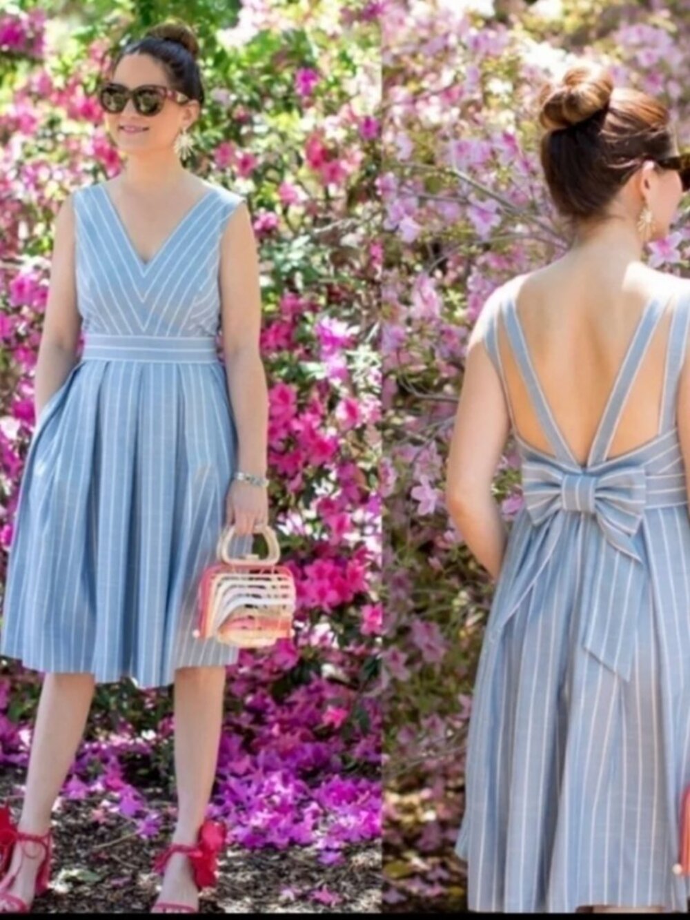 LIKE NEW: Gal Meets Glam Samantha Fit and Flare Dress